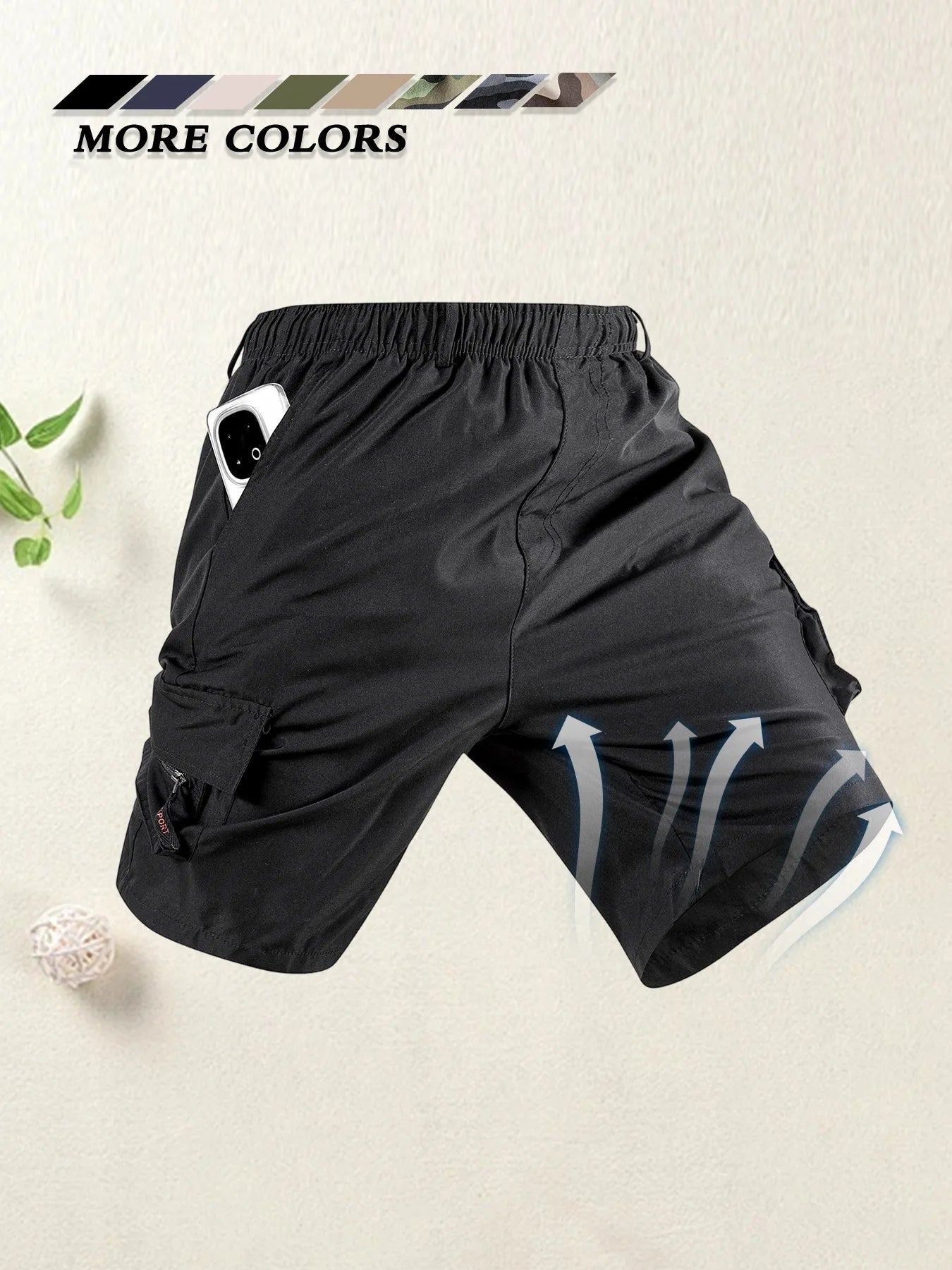 Men's Cargo Shorts Multi Pocket Casual Sports Summer Bermuda Shorts Loose Outdoor Travel Comfortable Durable Men Short Pants