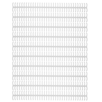 【New】10PCS 34 Hole Binding Spine Plastic Split Loose Leaf Rings Detachable Binding Loop 12mm Diameter Detachable Binding Loop