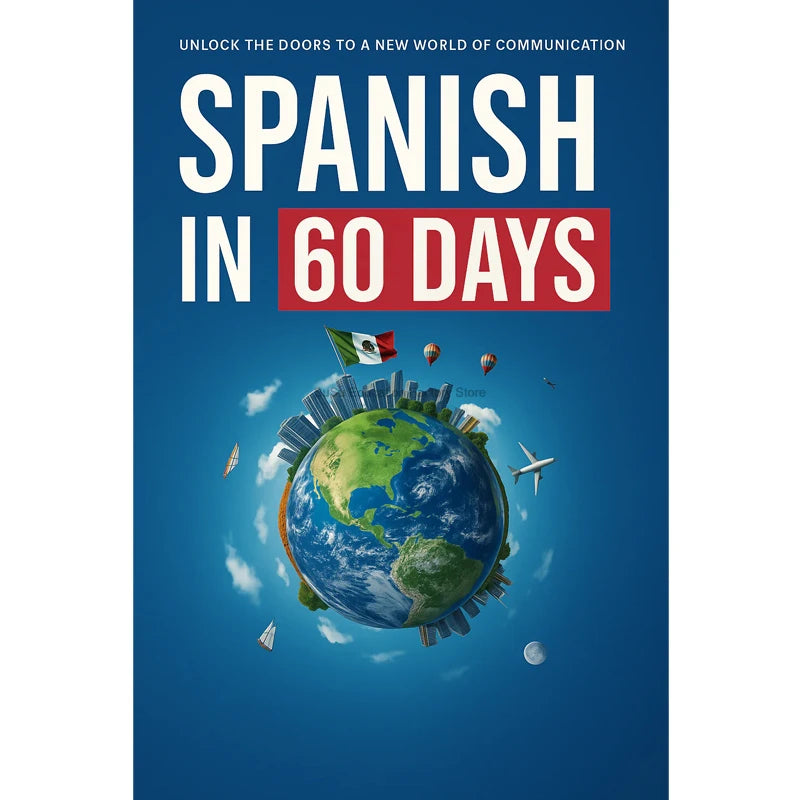 112 Pages Spanish in 60 Days Speak Just Like The Locals with Common Slang Words and Phrases Conversation Starters Languages Book