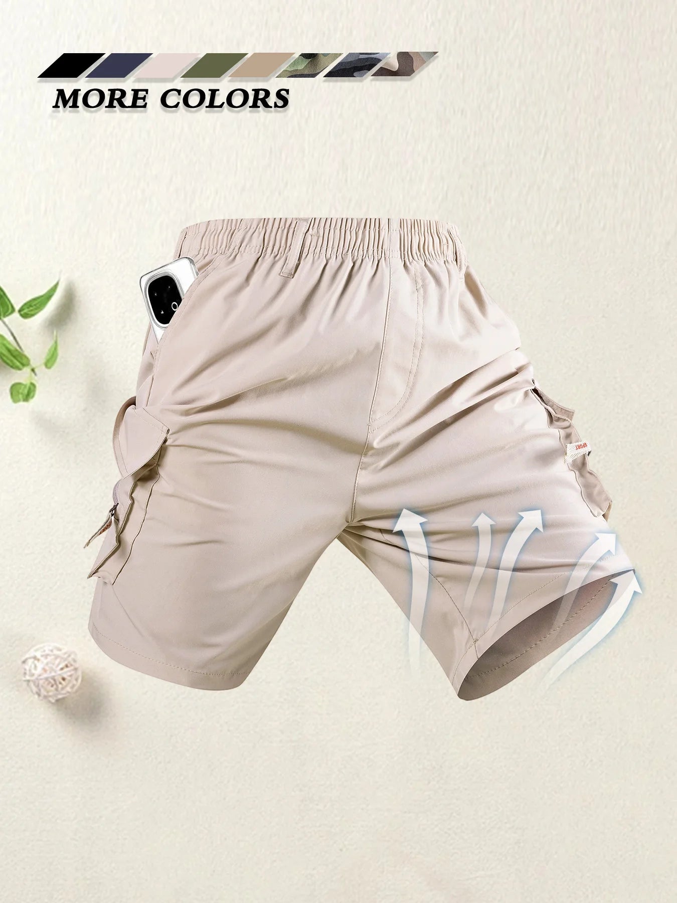 Men's Cargo Shorts Multi Pocket Casual Sports Summer Bermuda Shorts Loose Outdoor Travel Comfortable Durable Men Short Pants