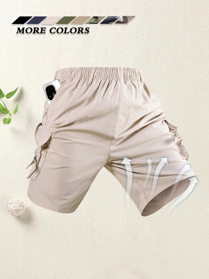 Men's Cargo Shorts Multi Pocket Casual Sports Summer Bermuda Shorts Loose Outdoor Travel Comfortable Durable Men Short Pants