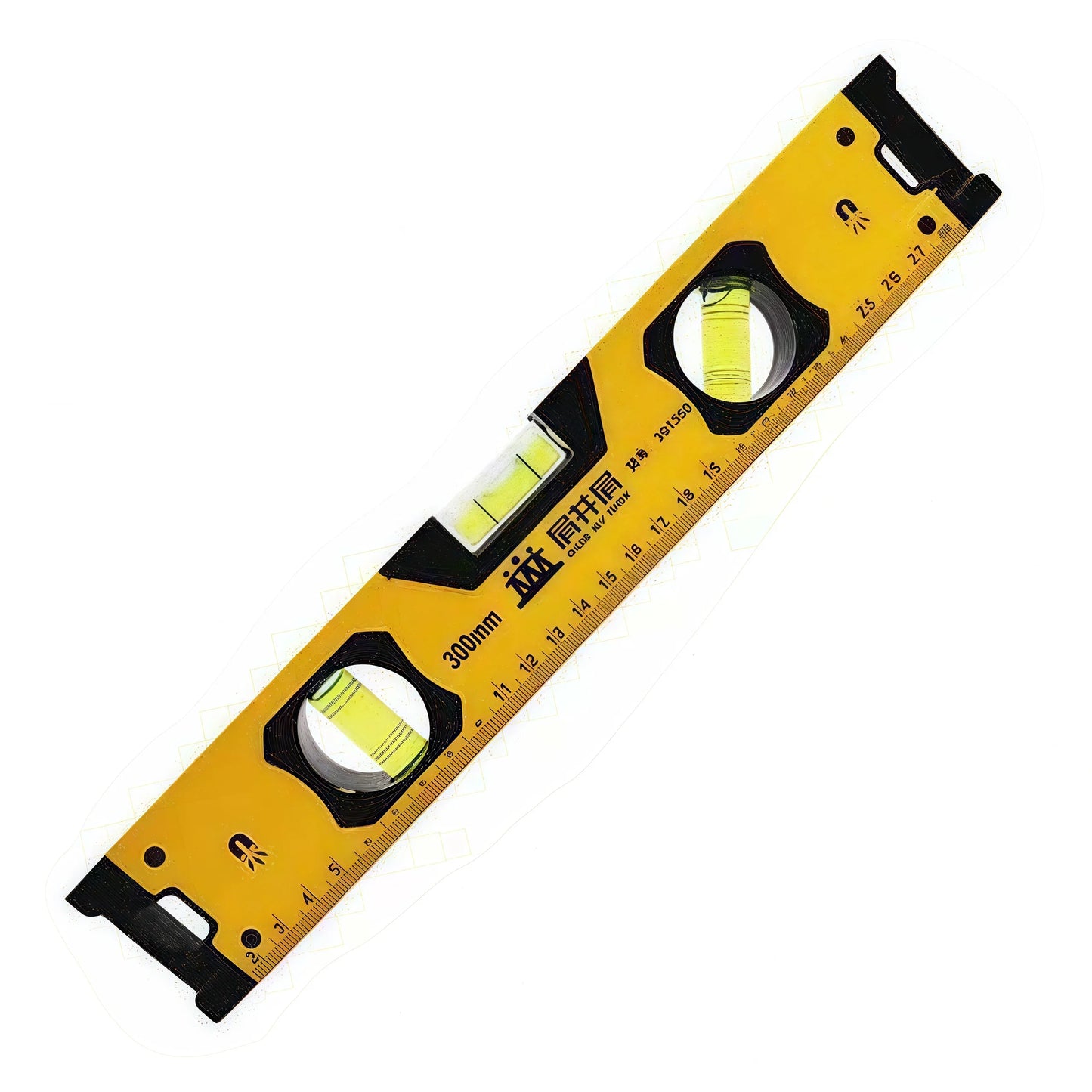 300/400/500mm Spirit Level Magnetic Torpedo Level Tool with 3 Vials Aluminum Shockproof Bubbles Level Measuring Instruments