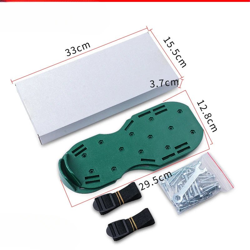 1 Pair Grass Spiked Gardening Walking Revitalizing Lawn Aerator Sandals Nail Shoes Yard Garden Tool Scarifier Nail Cultivator