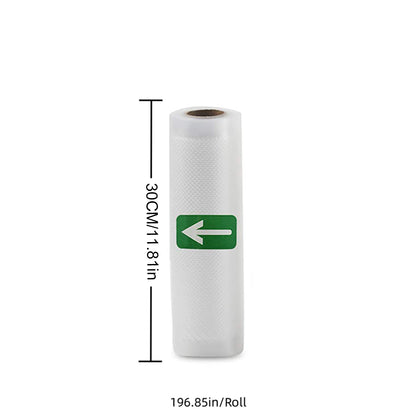 Vacuum Food Saver Sealer Bags Rolls 12/15/17/20/25/28/30cmx500cm Sous Vide Storage Packaging bag for Meat Fruits Vegetables Nuts