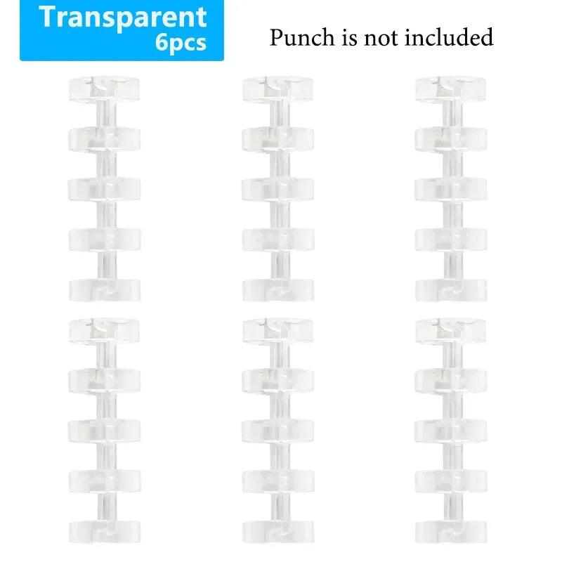 Fromthenon 5 Holes Puncher Loose Leaf Notebook Paper Mini Puncher Loose-leaf Binding Student Office Stationery Supplies