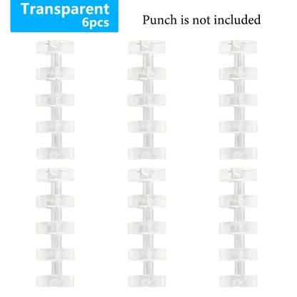 Fromthenon 5 Holes Puncher Loose Leaf Notebook Paper Mini Puncher Loose-leaf Binding Student Office Stationery Supplies