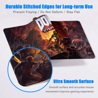 Gaming D-Dooms E-Eternals Mousepad 30x80cm Antislip Rubber Base MouseMat Gamer XXL Mause Carpet PC Thicken Table Pad for E-sport