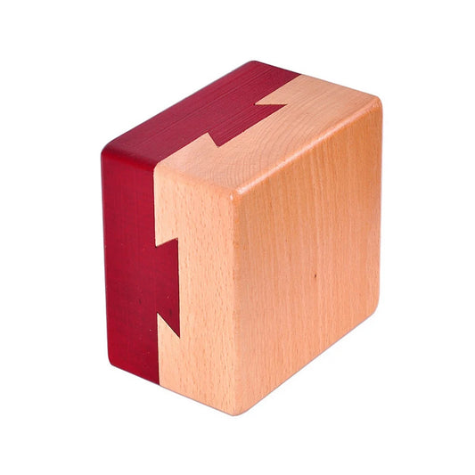 Impossible Puzzle Box with Hidden Compartments 3D Wooden Brain Teaser For Adults And Kids Luban Lock Juegos De Ingenio Madera