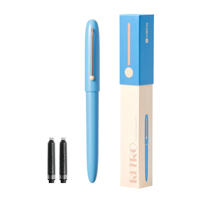 Original KACO Retro Fountain Pen EF 0.38mm Hooded Nib Student Pupils Grde Calligraphy Girls-specific Macaron School Supplies