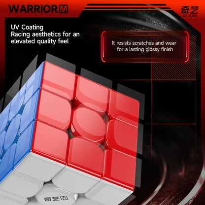 QiYi Warrior Magic Cube 3x3 Magnetic UV Educational Puzzle Magic Cube Toys For Children Kids Gift Toy Cubo Magico