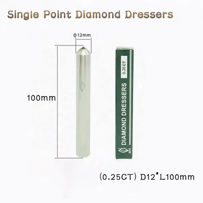 Best 0.25-1ct Diamond Dresser Pen & Single Point Stone Tool for Grinding Wheel Dressing, High-Precision Industrial Bench Grinder
