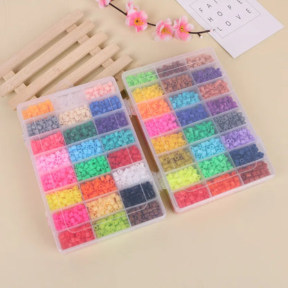 24 /48Colors 5mm hama Beads/ Iron Beads diy Puzzles Beads ironing beads perler Fuse beads diy toy boy girl gift 4，6 ，8years old