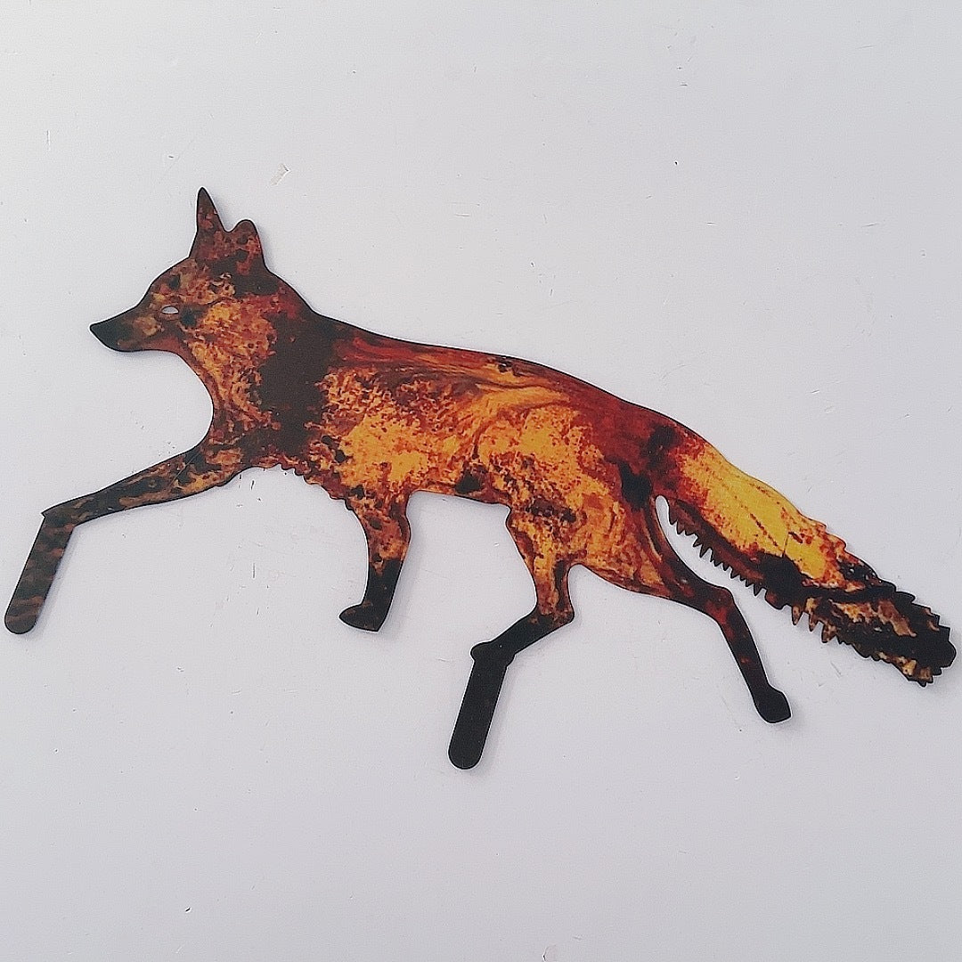Fox Iron Outdoor Plug-in Decoration