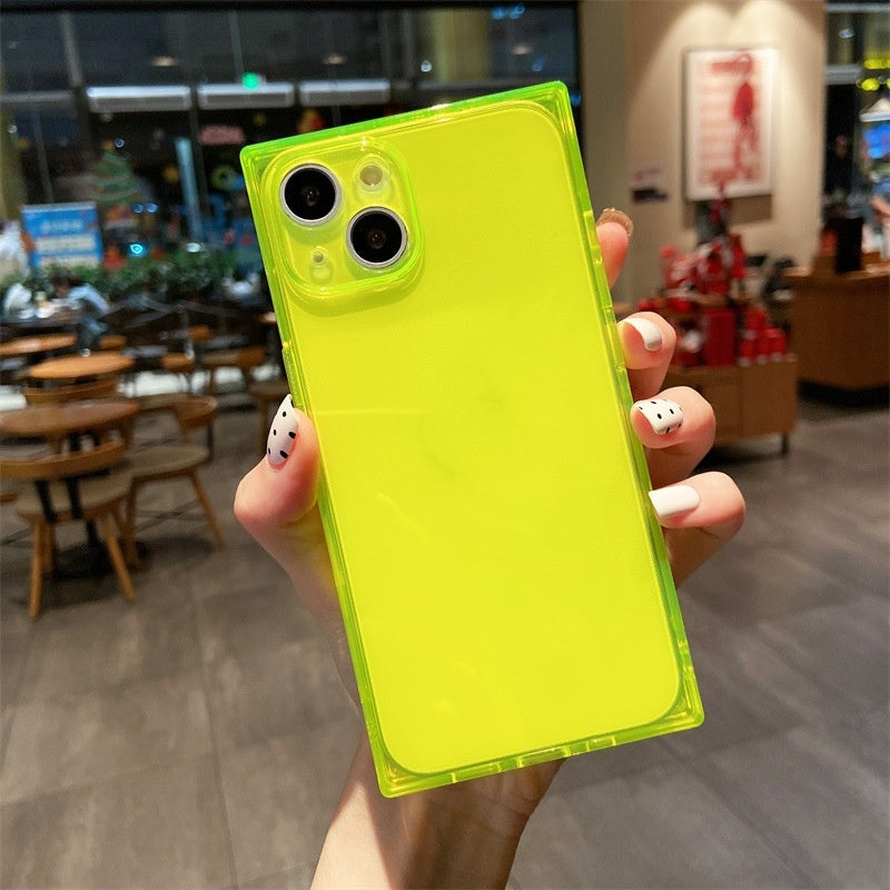 Square Four-corner Protection Fine Hole Semi-permeable Phone Case