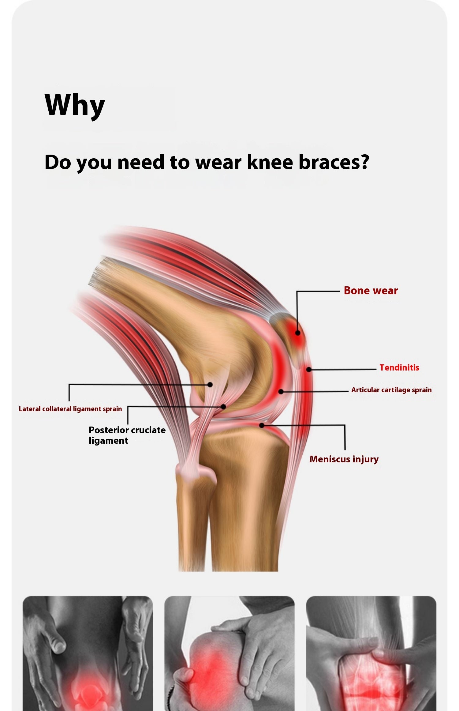 Outdoor Hiking Climbing Knee Pad Joint Sports Protective Gear