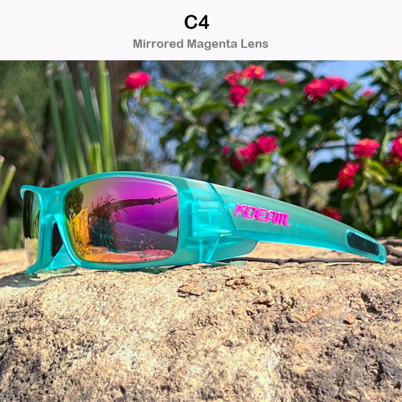 Trendy Outdoor Sports Polarized Sunglasses Men And Women Eye Protection Colorful Sunglasses