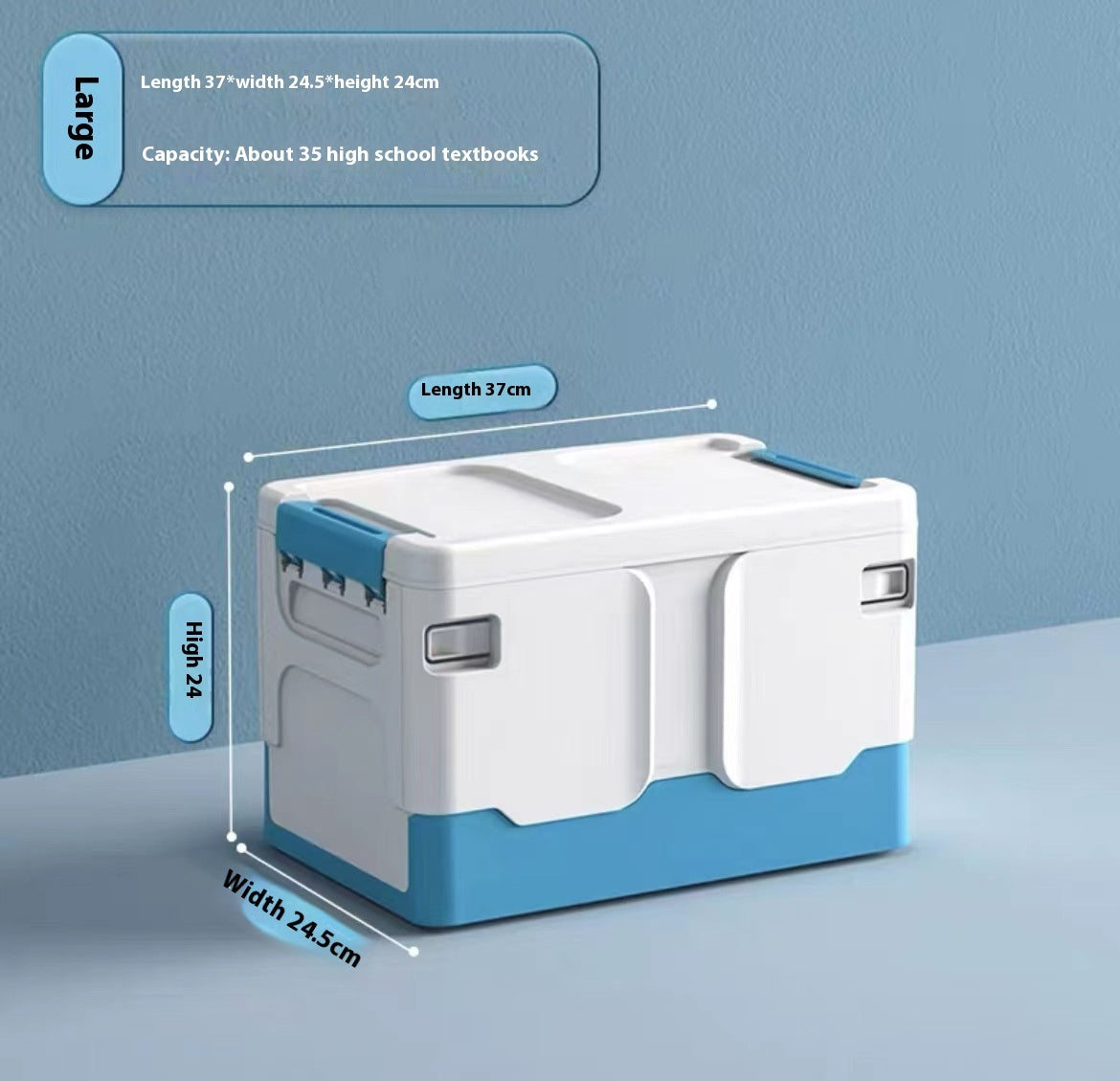 Household Plastic Storage Box Folding Storage