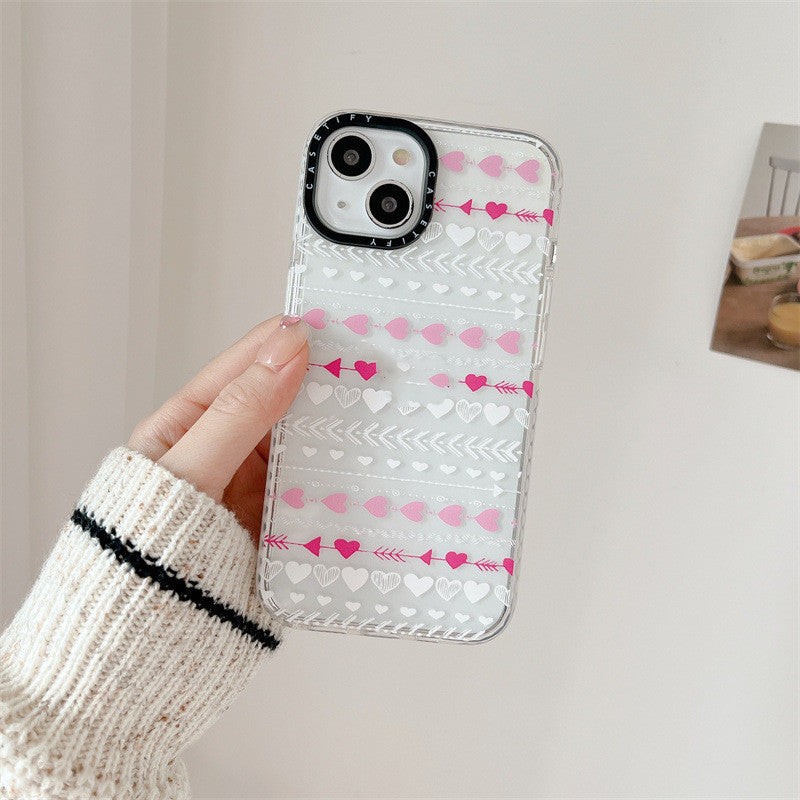 New Simple Graffiti Love Phone Case Shockproof