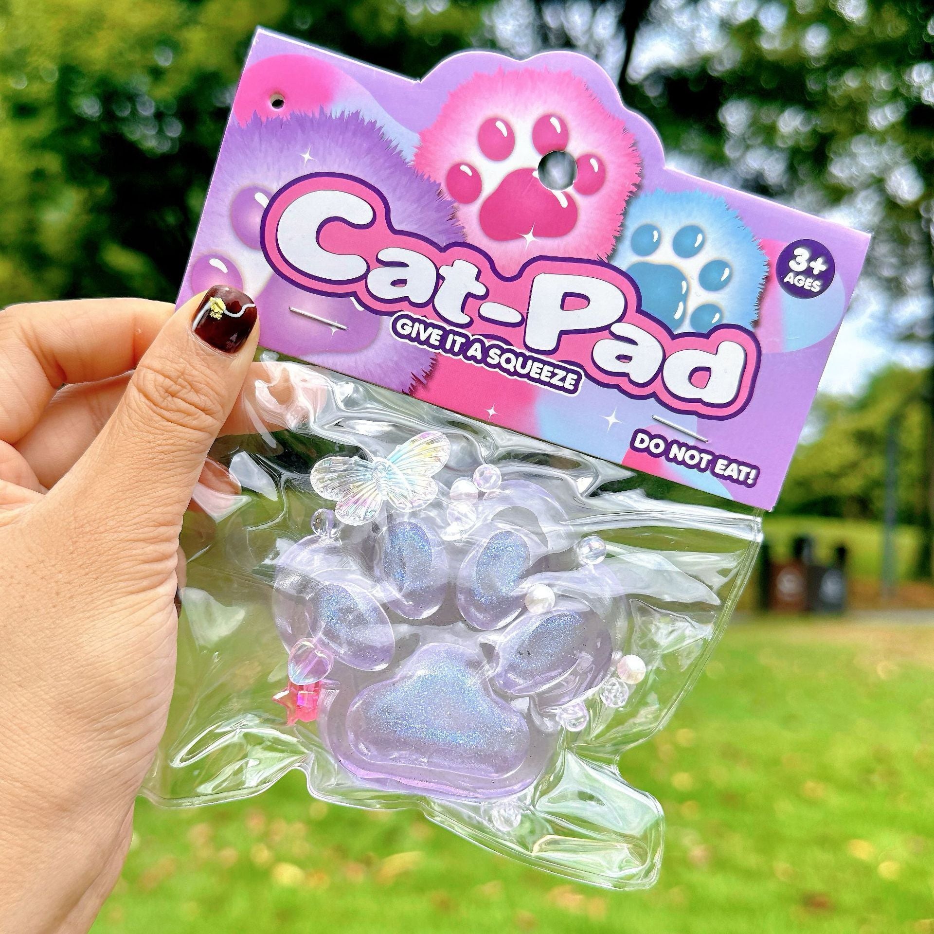 Super Soft Plush Cat's Paw Squeezing Toy Decompression Toy