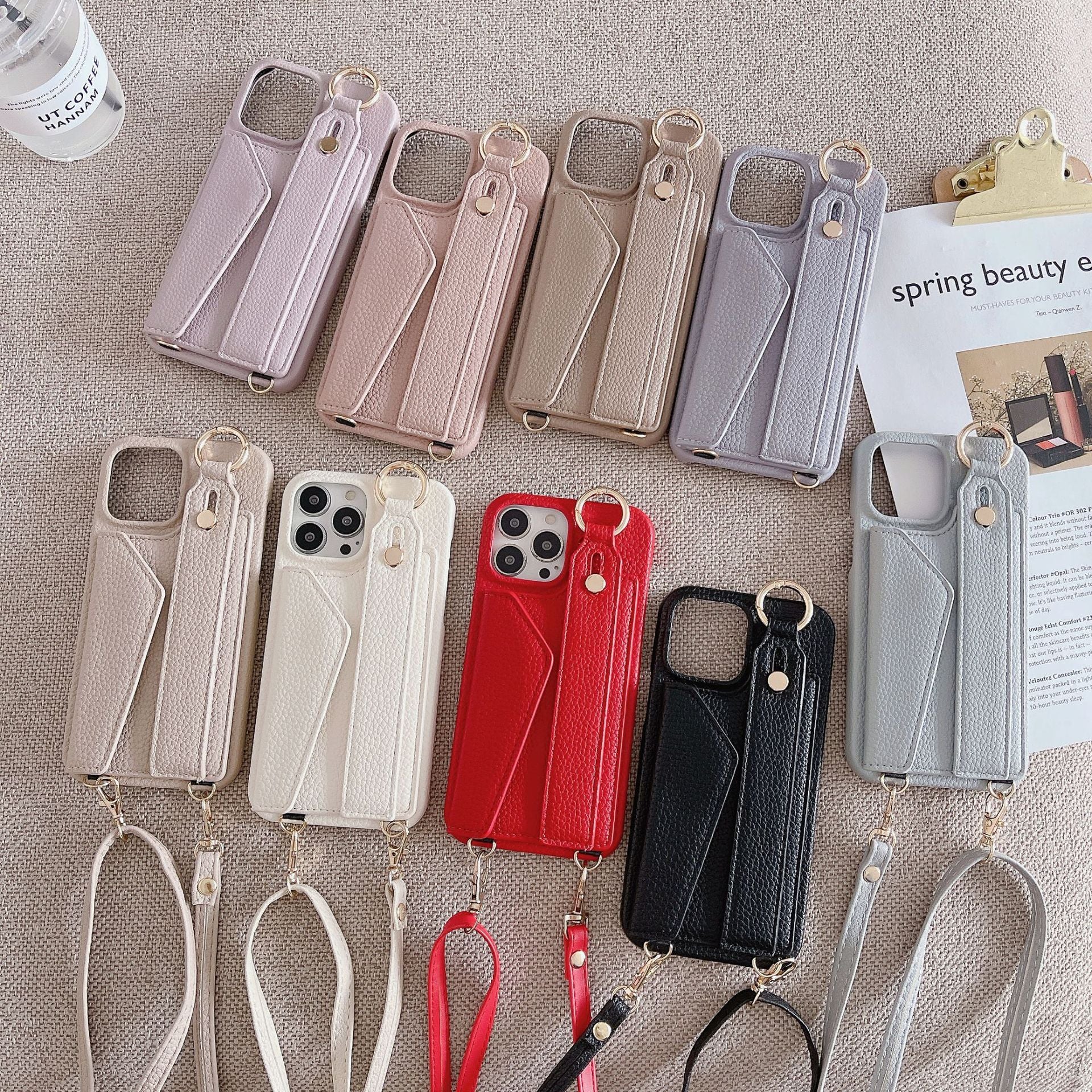 Fashion Simple Back Strap Phone Case Protector