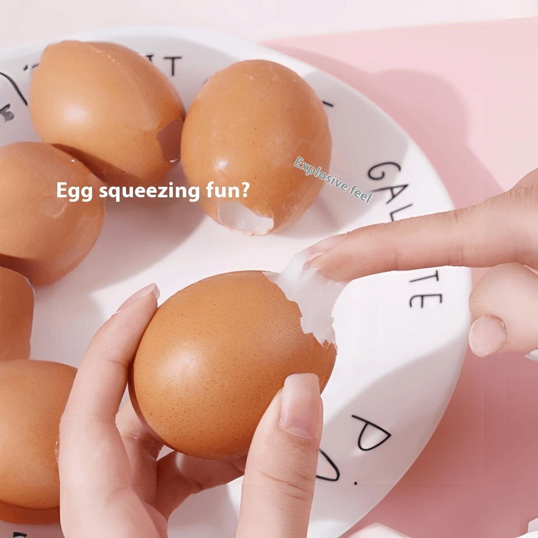 Simulation Silicone Egg Squeezing Toy Decompression Toy