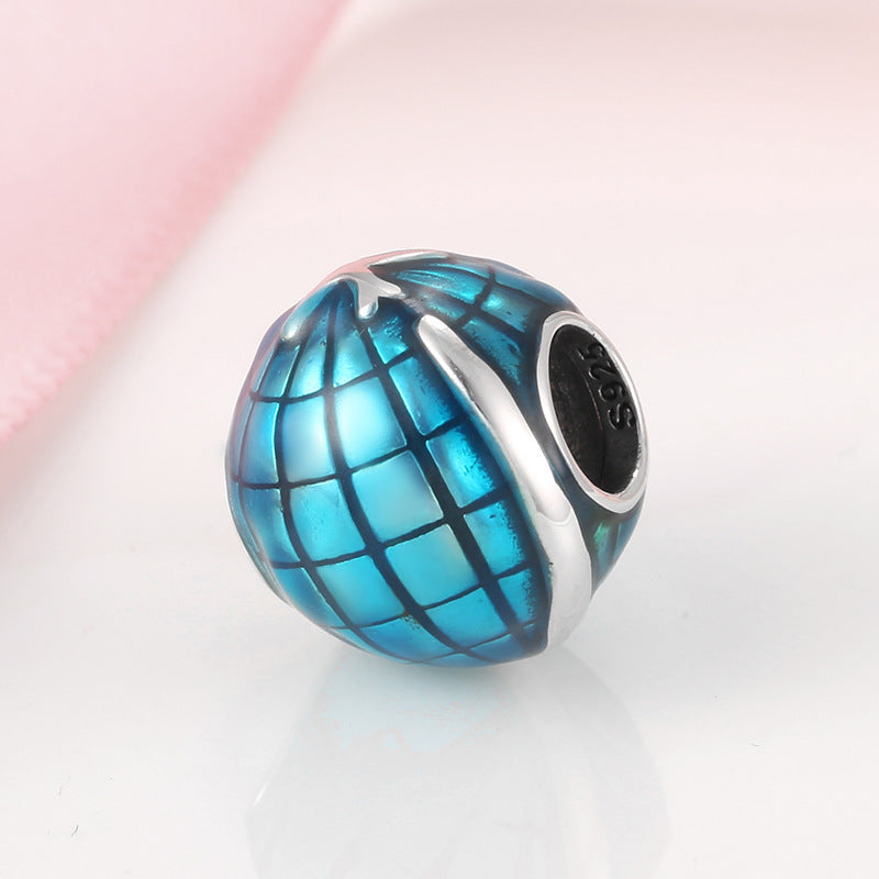 S925 Sterling Silver Beads Personalized Transportation Tools Cartoon Series Beaded Pendant DIY Accessories