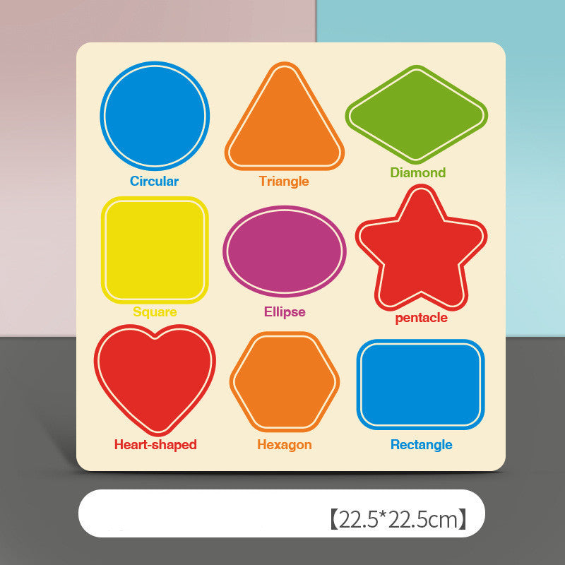 Wooden Colorful Digital Letters Cognitive Learning Toys