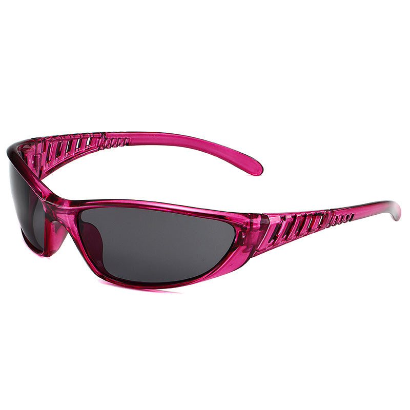 Women's Creative Multi-color Hollow-out Future Technology Sunglasses