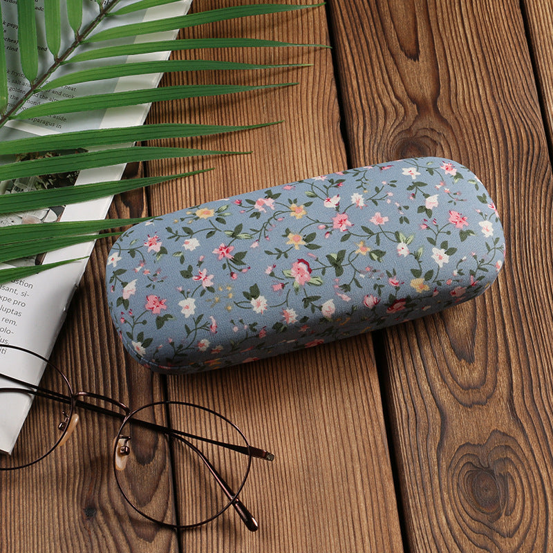 Women's Floral Vintage Myopia Glasses Case