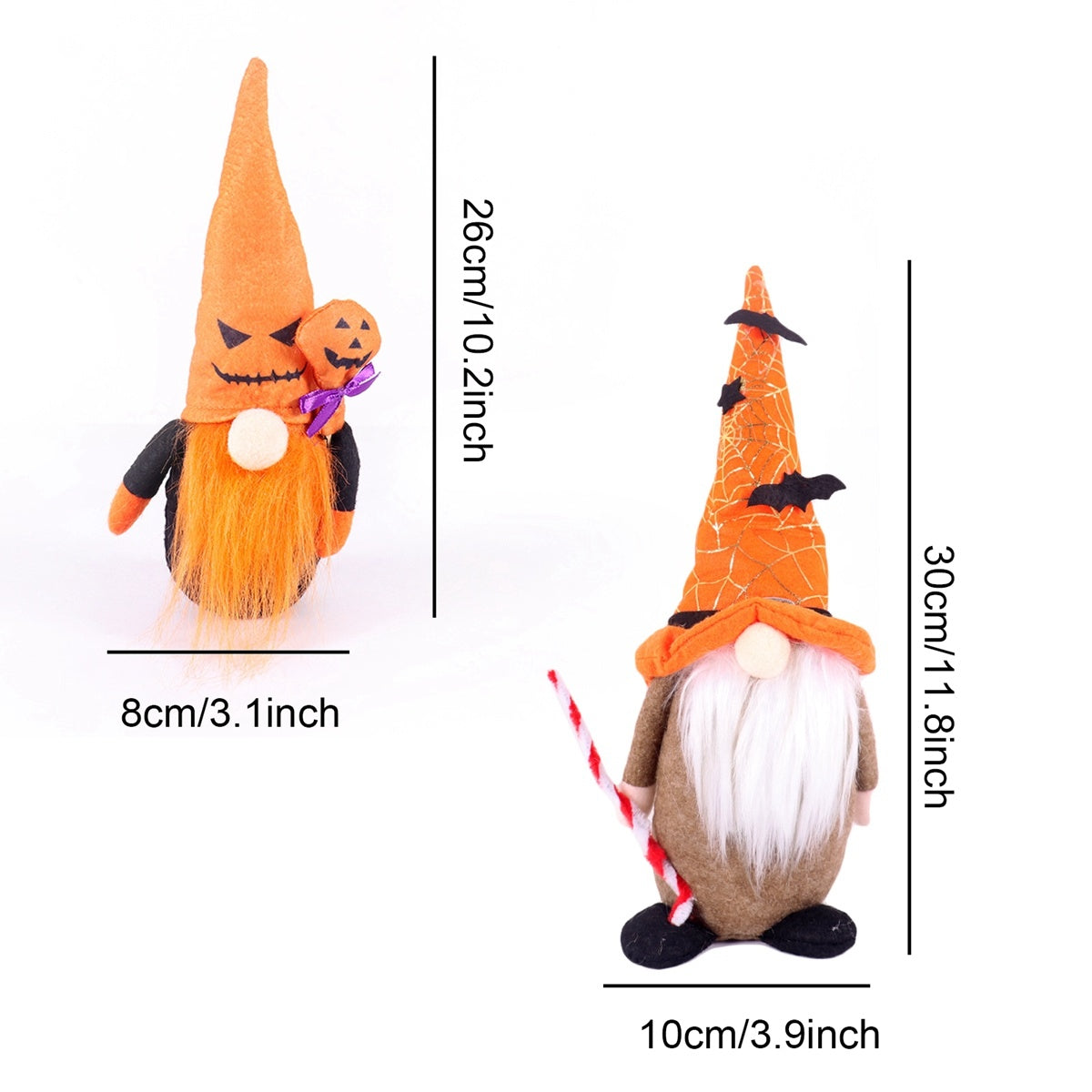 Halloween Dwarf Doll Ghost Festival Goblin Rudolph Faceless Dolls Holiday Ornaments Window Decorations