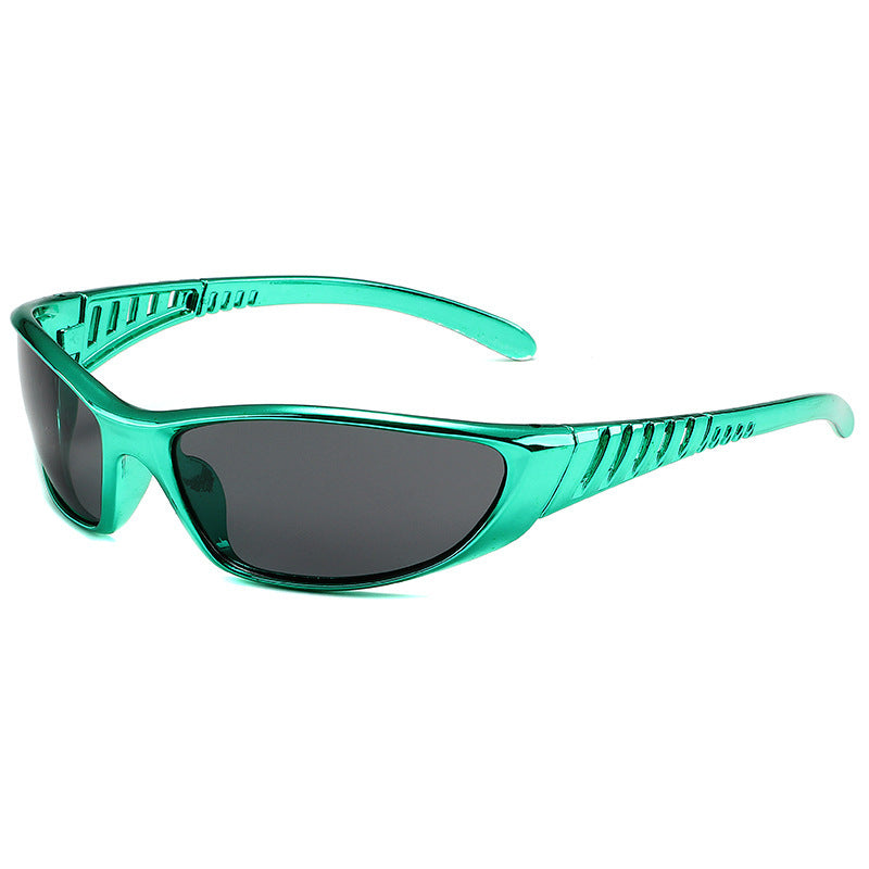 Women's Creative Multi-color Hollow-out Future Technology Sunglasses