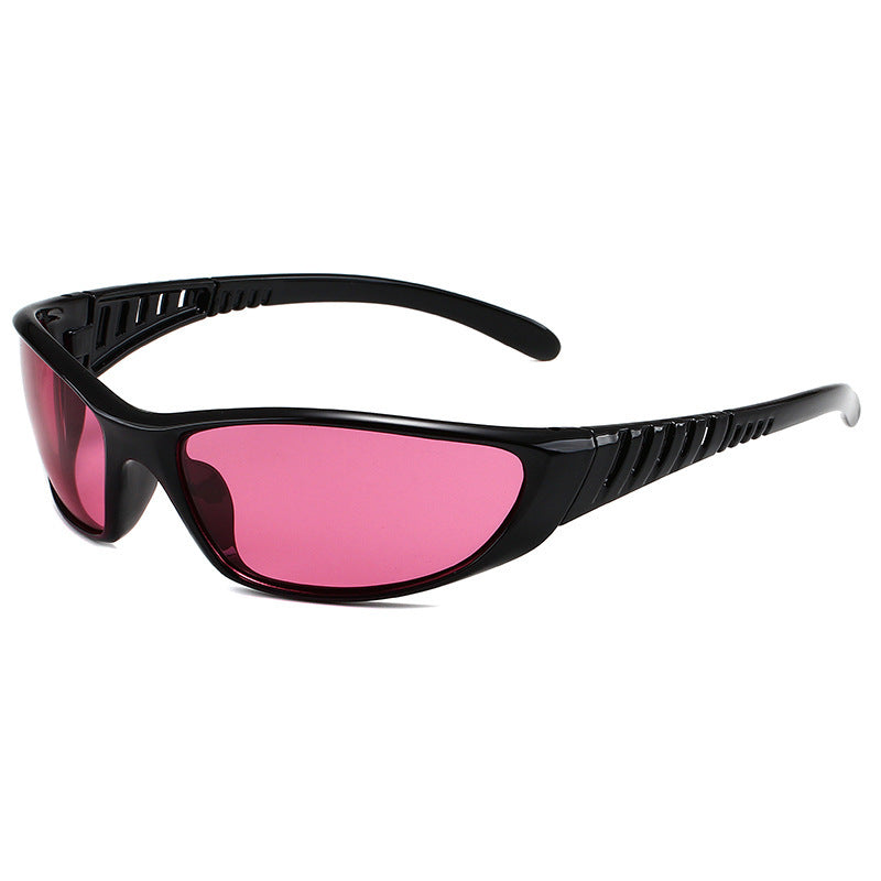 Women's Creative Multi-color Hollow-out Future Technology Sunglasses