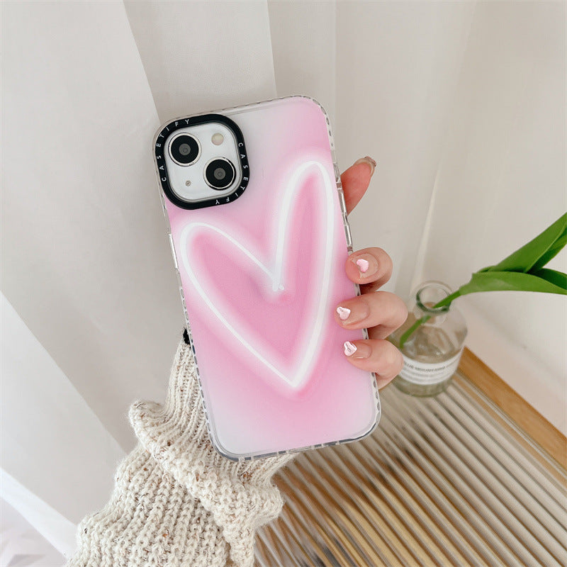 New Simple Graffiti Love Phone Case Shockproof