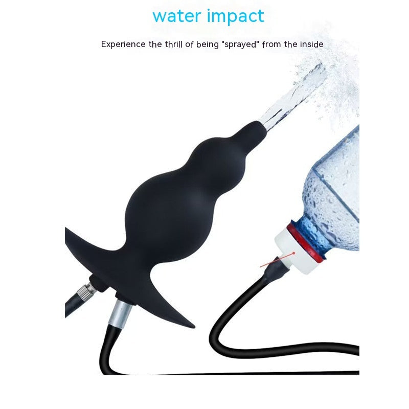 Silicone Enema Inflatable Butt Plug For Men And Women Sex Product Butt Plug Anal Dilator