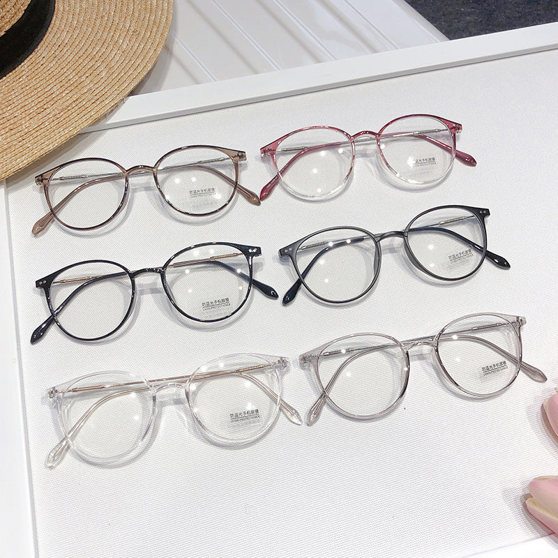 Retro Elliptical Spring Leg Optical Lens Frame