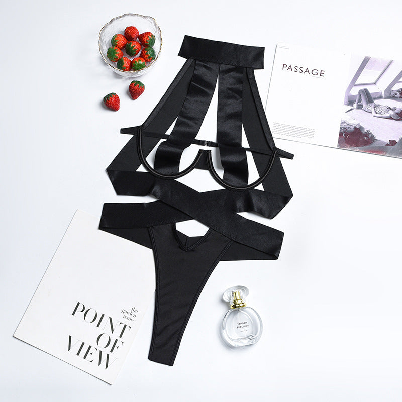 Ladies Fashion Trend Cutout Backless Bodysuit