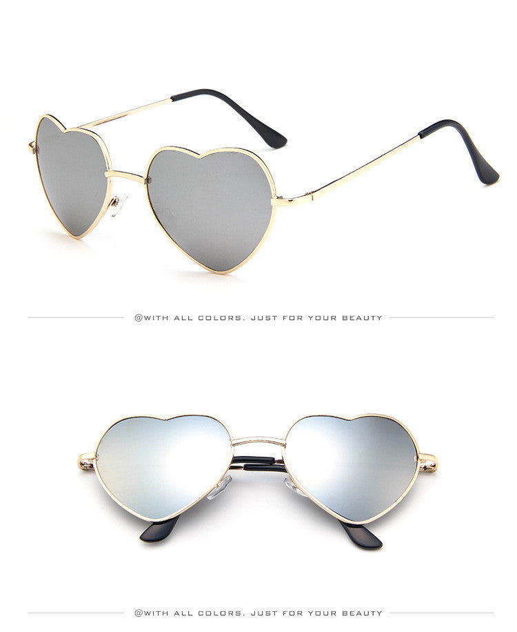 New Style Peach Heart Sunglasses Fashion Sunglasses