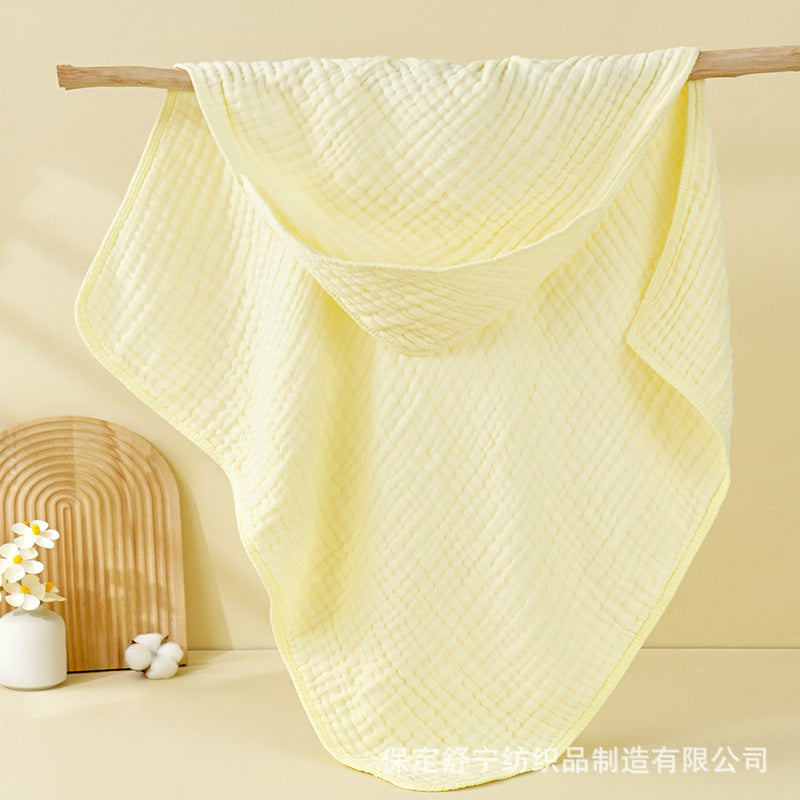 Hooded Baby Towels For Newborn Muslin Cotton Baby Bath Towel With Hood For Babies, Infant, Toddler And Kids, Large 90x90cm, Soft And Absorbent Newborn Essential
