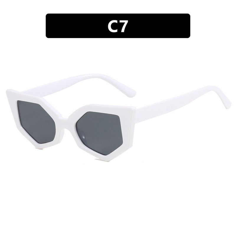 Fashion Polygon Hip Hop Irregular Sunglasses