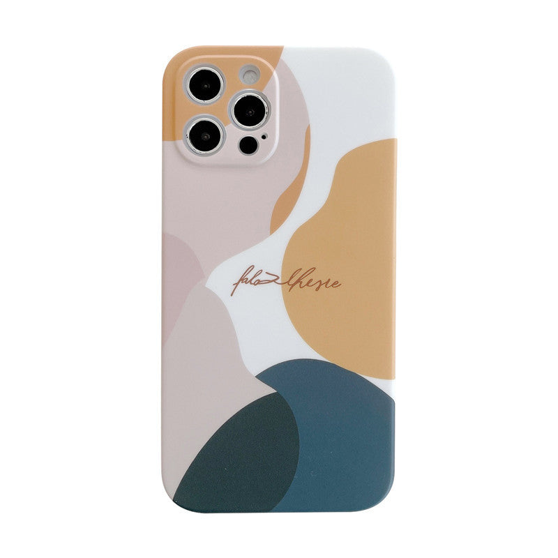 New Morandi Color Matching Frosted Mobile Phone Case