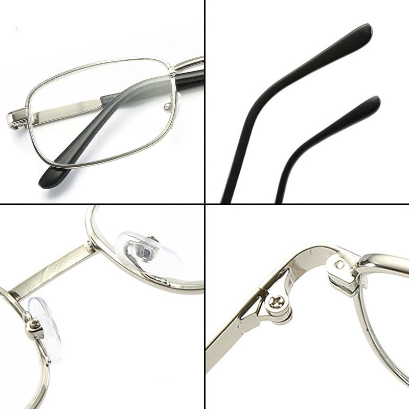 Full Frame Reading Glasses HD Crystal Stone Presbyopic Glasses