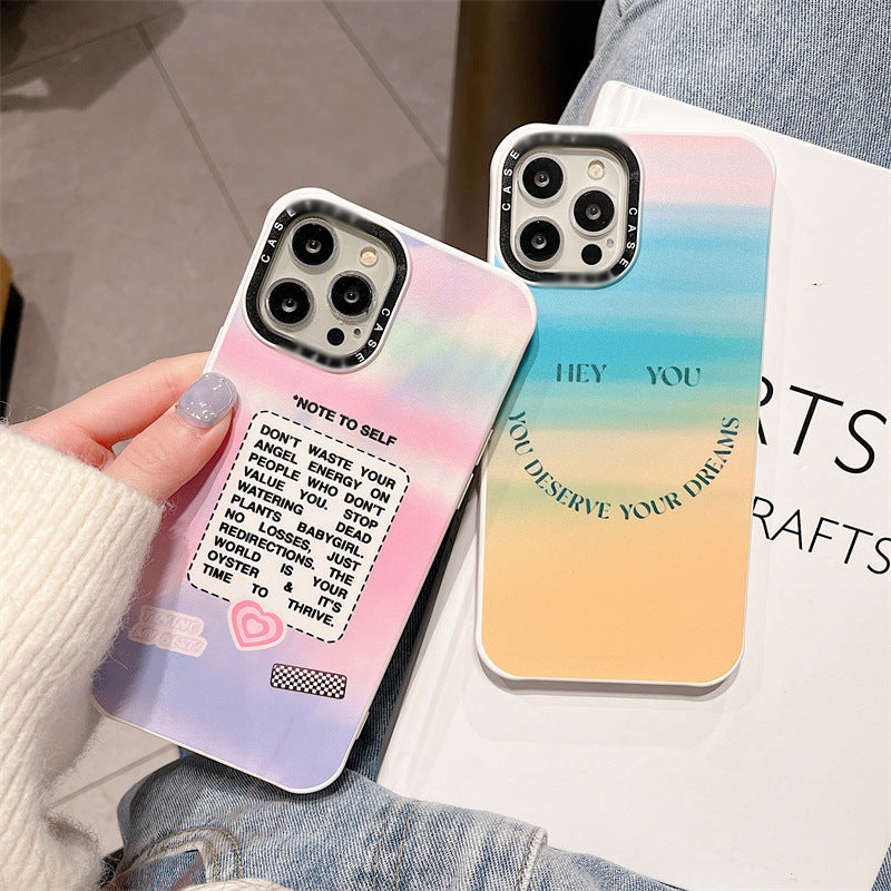 New Simple Graffiti Love Phone Case Shockproof