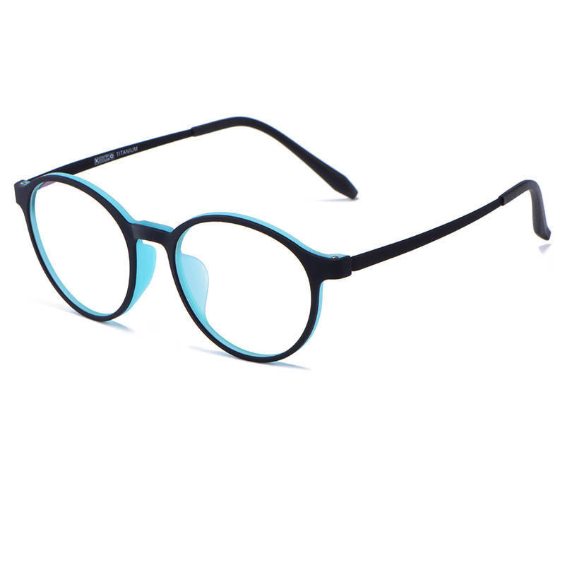Men's And Women's Fashion Round Titanium Eyeglass Frames