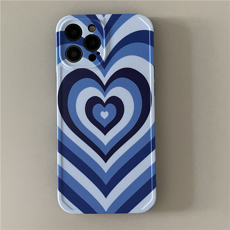 Klein Blue Love Photo Frame Phone Case