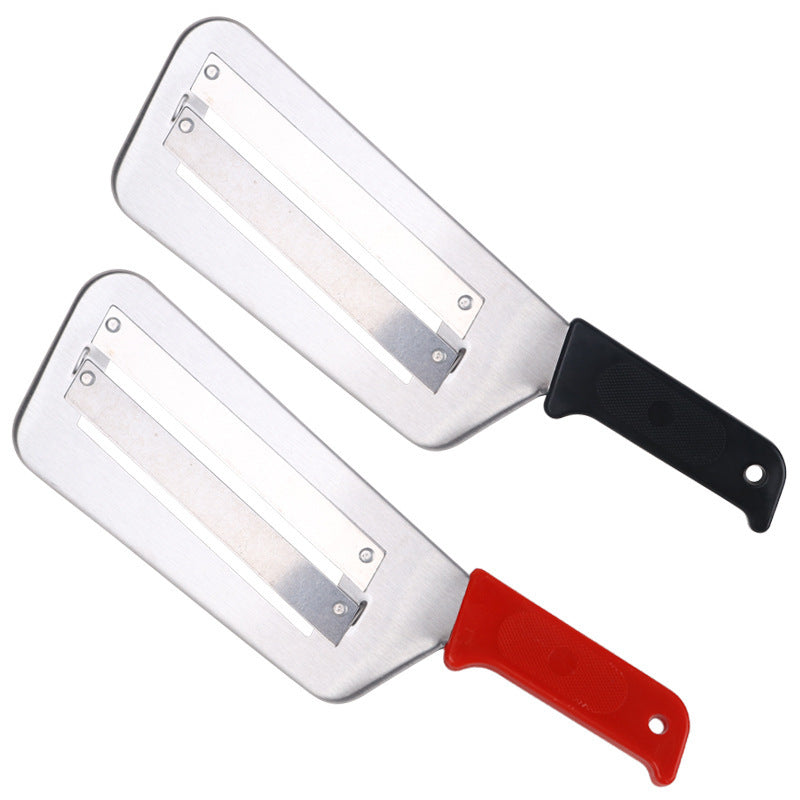 Red Handle Double Piece Peeler Kitchen Gadget