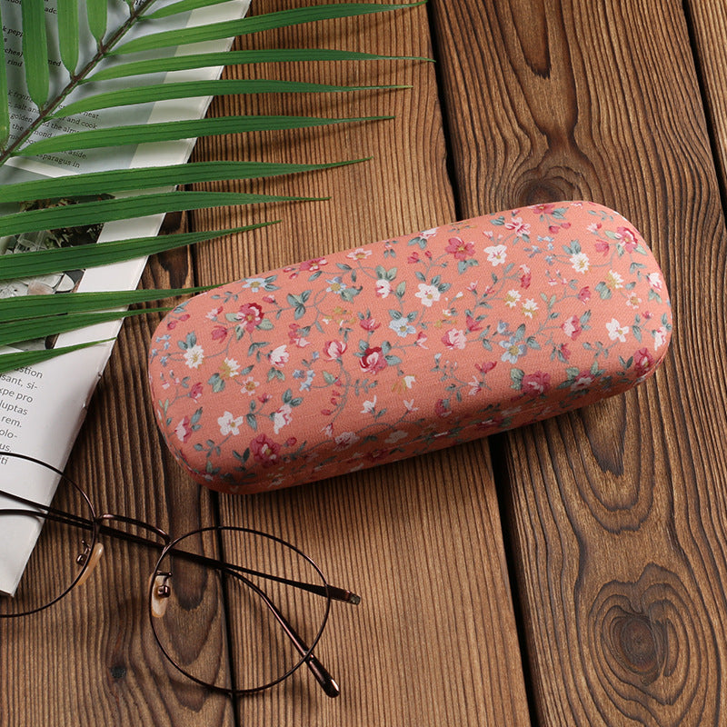 Women's Floral Vintage Myopia Glasses Case