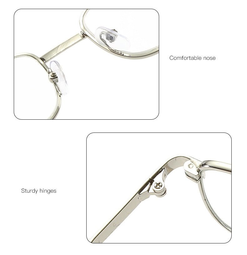 Full Frame Reading Glasses HD Crystal Stone Presbyopic Glasses