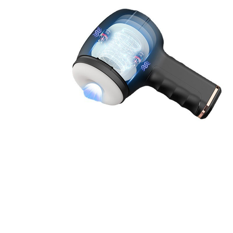 Vibration Telescopic Airplane Bottle For Men