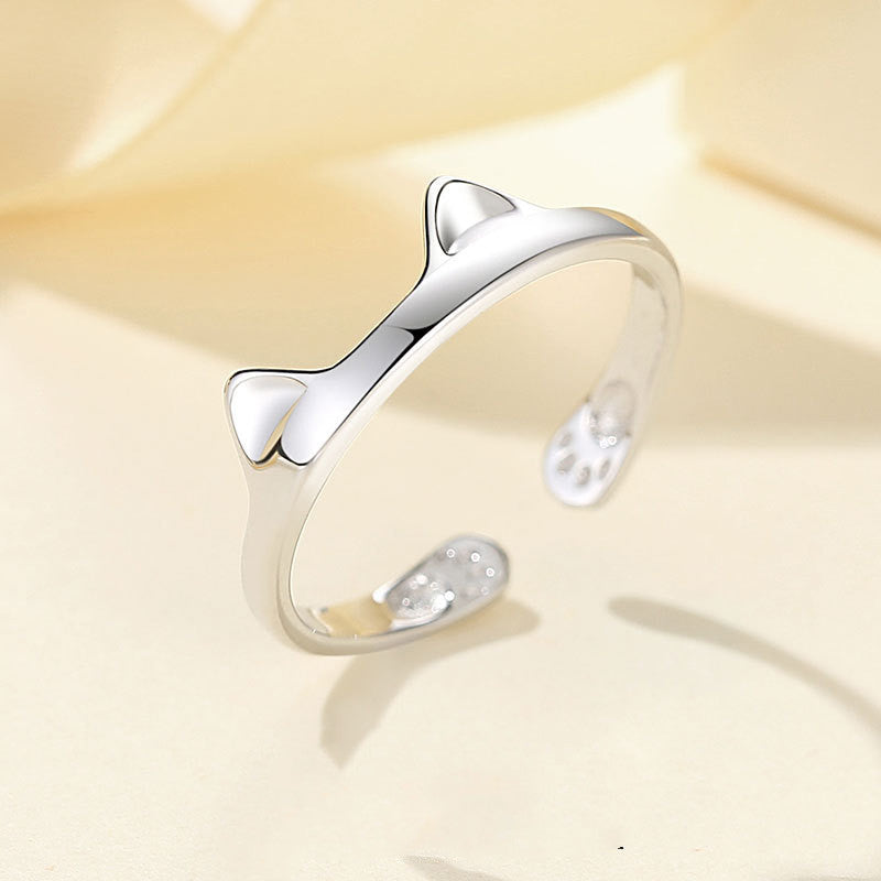 Punk Hand Jewellery Copper And Silver Plated Two-tone Snake Ring