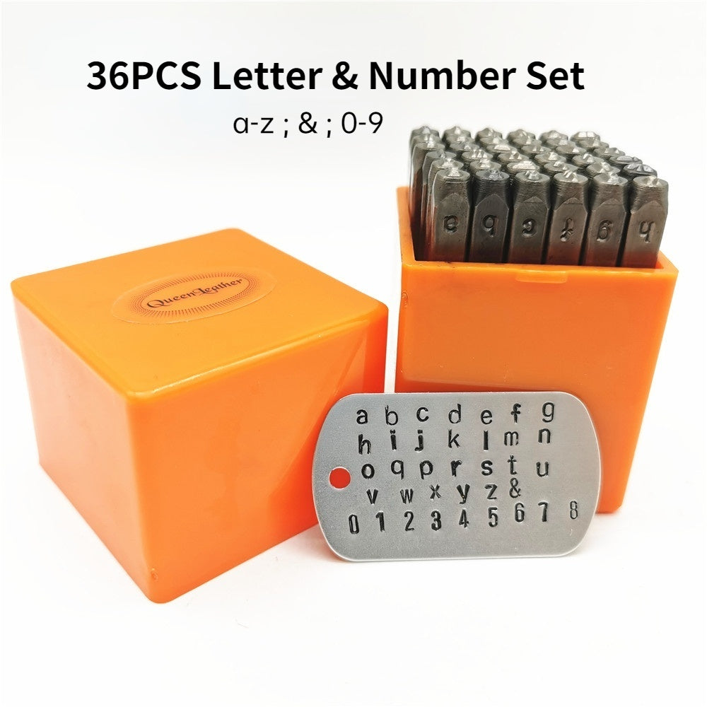 Letter 36 Piece Set Of Steel Seal DIY Jewelry Tools